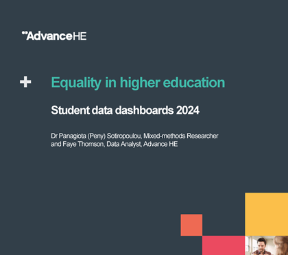 Cover of the EDI Statistical report for students 2024