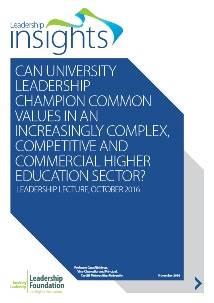 Can university leadership
