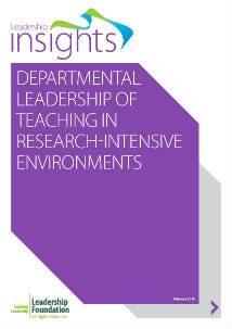 Departmental Leadership