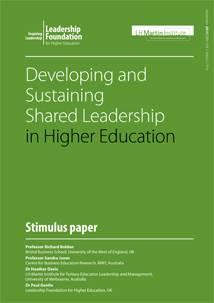 Developing and Sustaining Shared Leadership in Higher Education