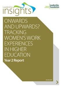 Onwards & upwards? Tracking women's work experiences in higher education - Year 2 Report