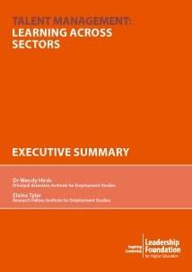 Talent Management: Learning Across Sectors - Executive Summary