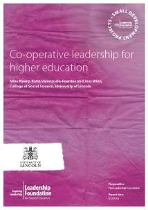 Co-operative leadership for higher education