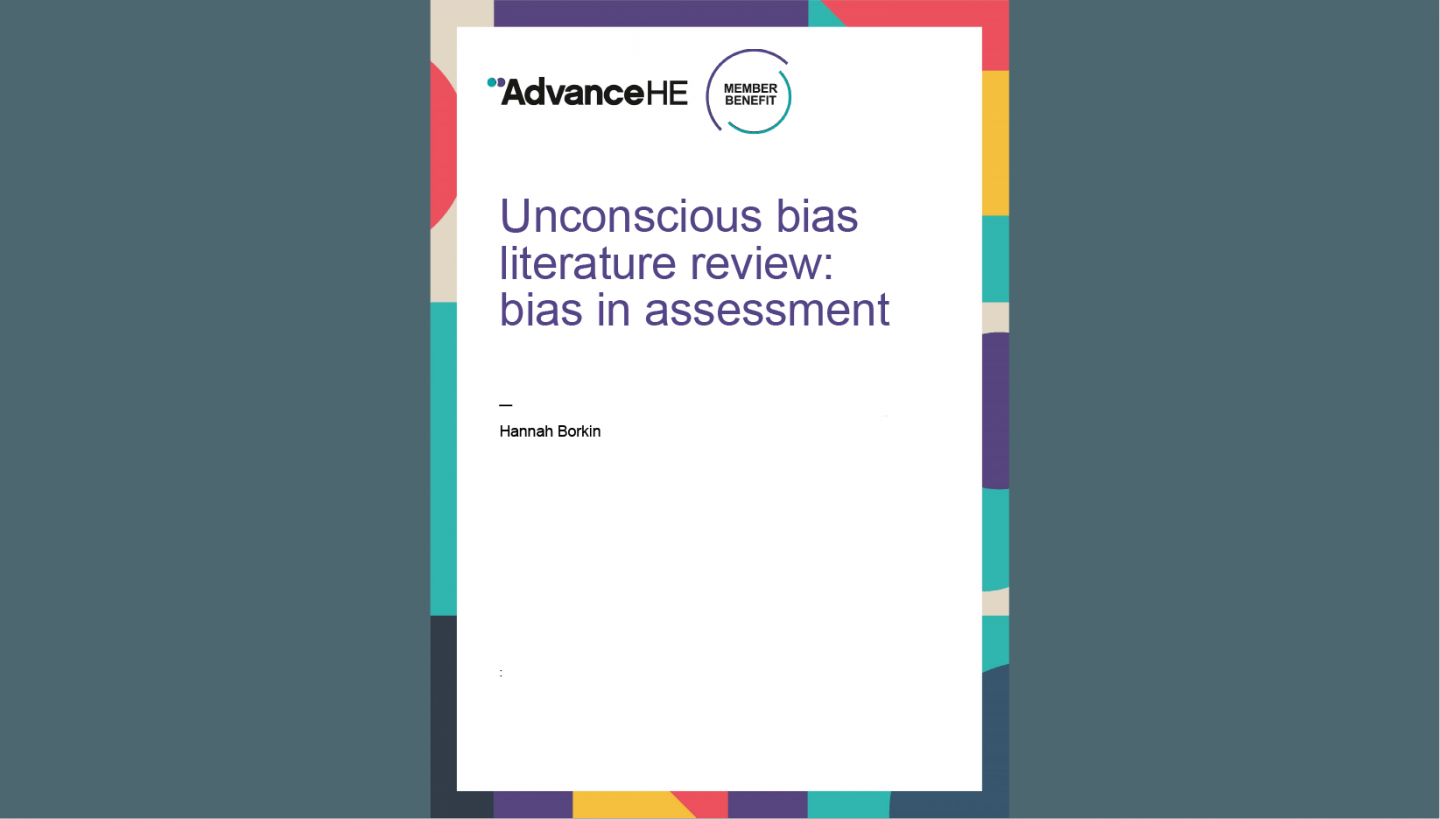 Unconscious bias literature review: bias in assessment