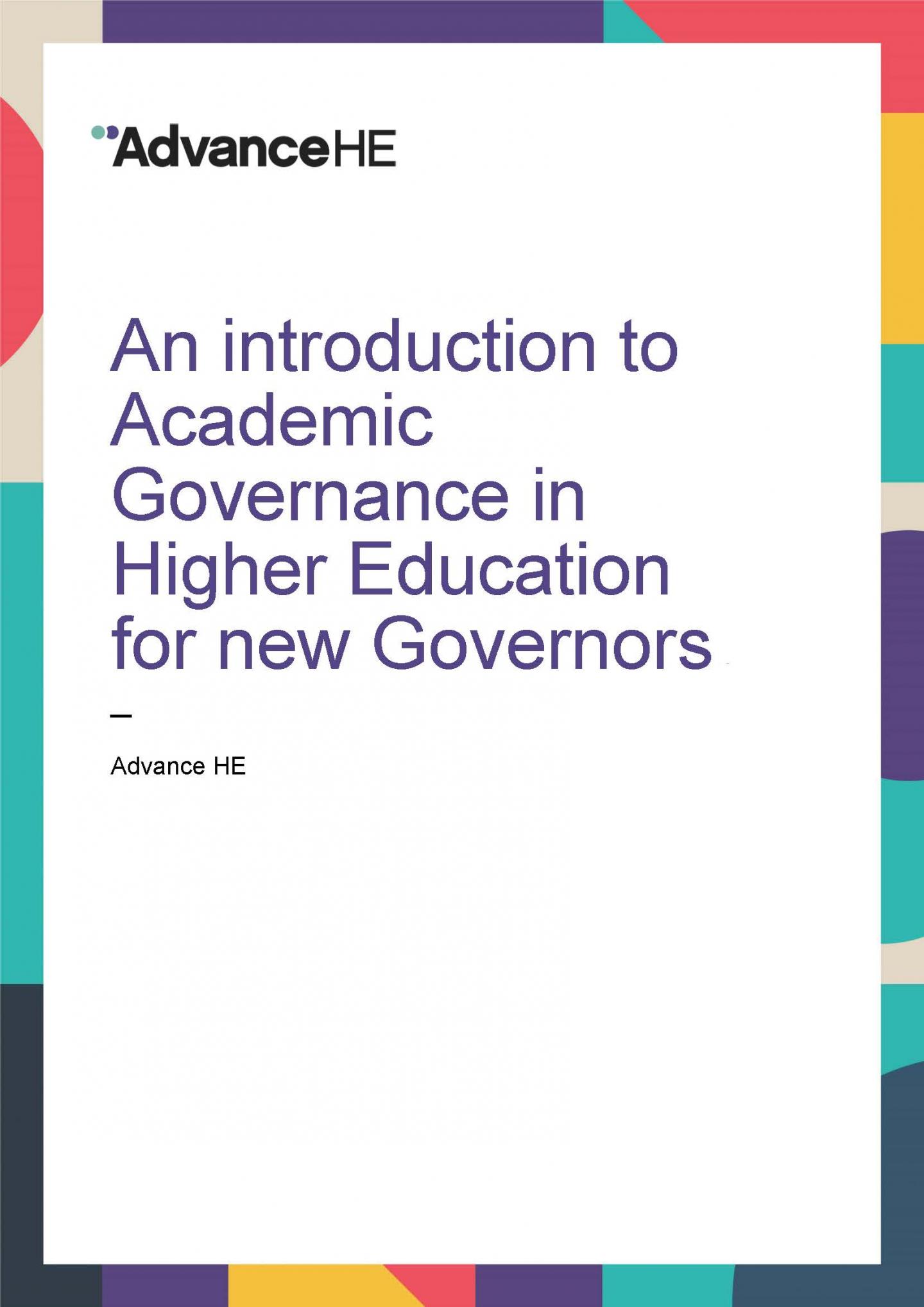 Guide to Academic Governance