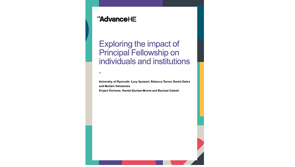 Image of the front cover of the impact of Principal Fellowship report
