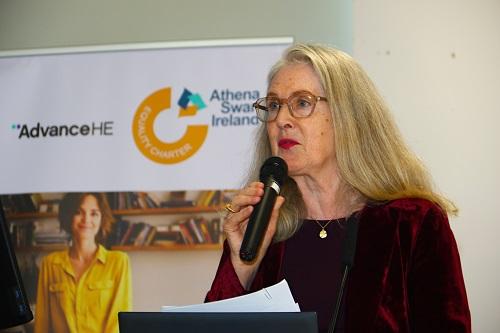 Image of Professor Yvonne Galligan, Chair of the Athena Swan Ireland National Committee