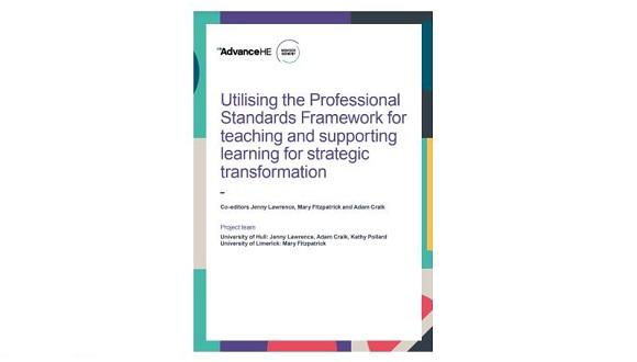 Image of the front cover of Utilising the Professional Standards Framework for Strategic Change