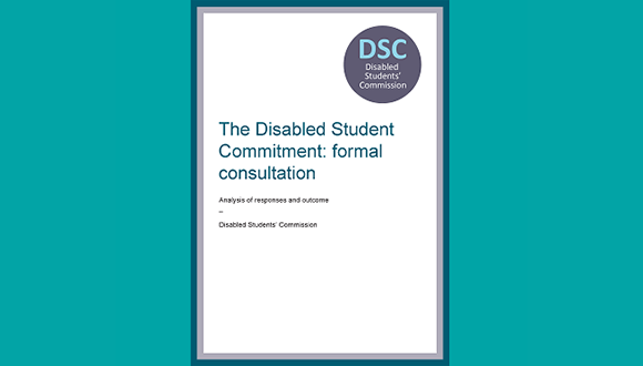 Disabled Students Commission: formal consultation