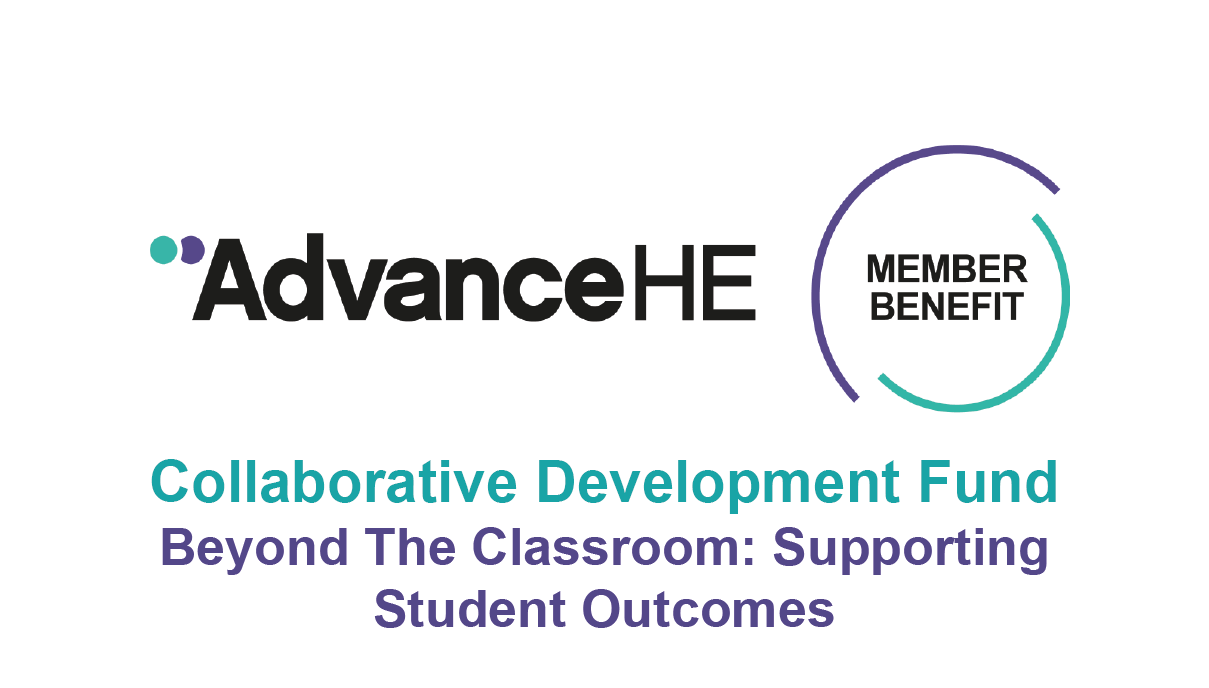 Image of the logo for Advance HE's Collaborative Development Fund project Beyond the Classroom: supporting student outcomes