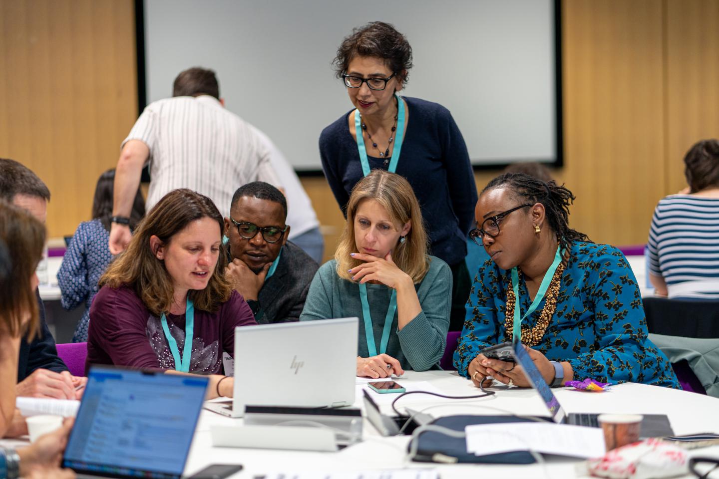 People working together.