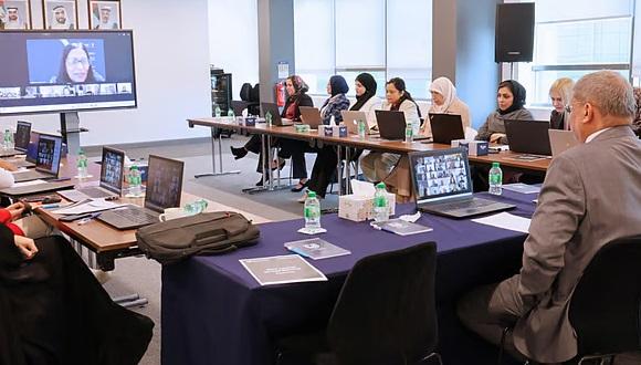 She Leads cohort at Liwa University
