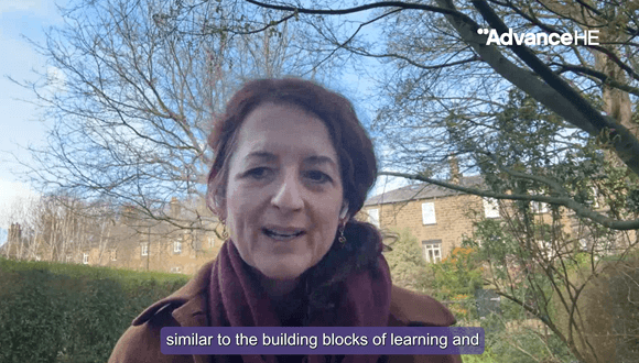 Still of Jane Harris from the Mental Wellbeing in Higher Education video