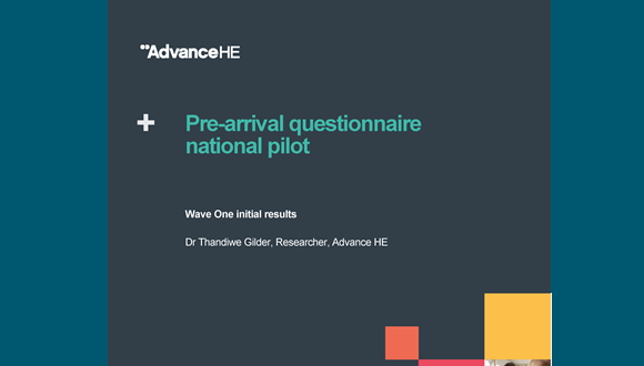 Front cover of the Pre-arrival questionnaire national pilot