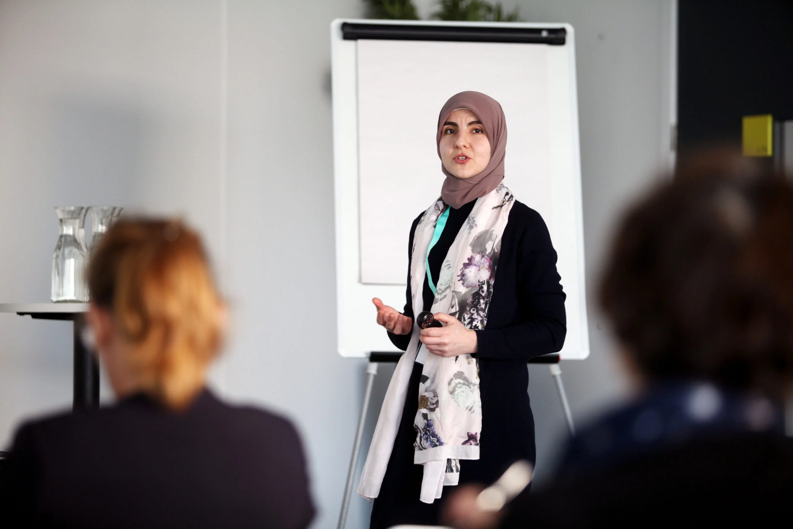 Woman teaching