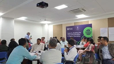 Workshop at the Internationalisation in Indian HE project