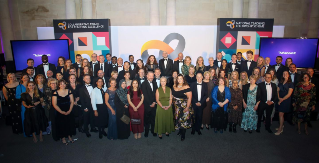 CATE award winners celebrating together