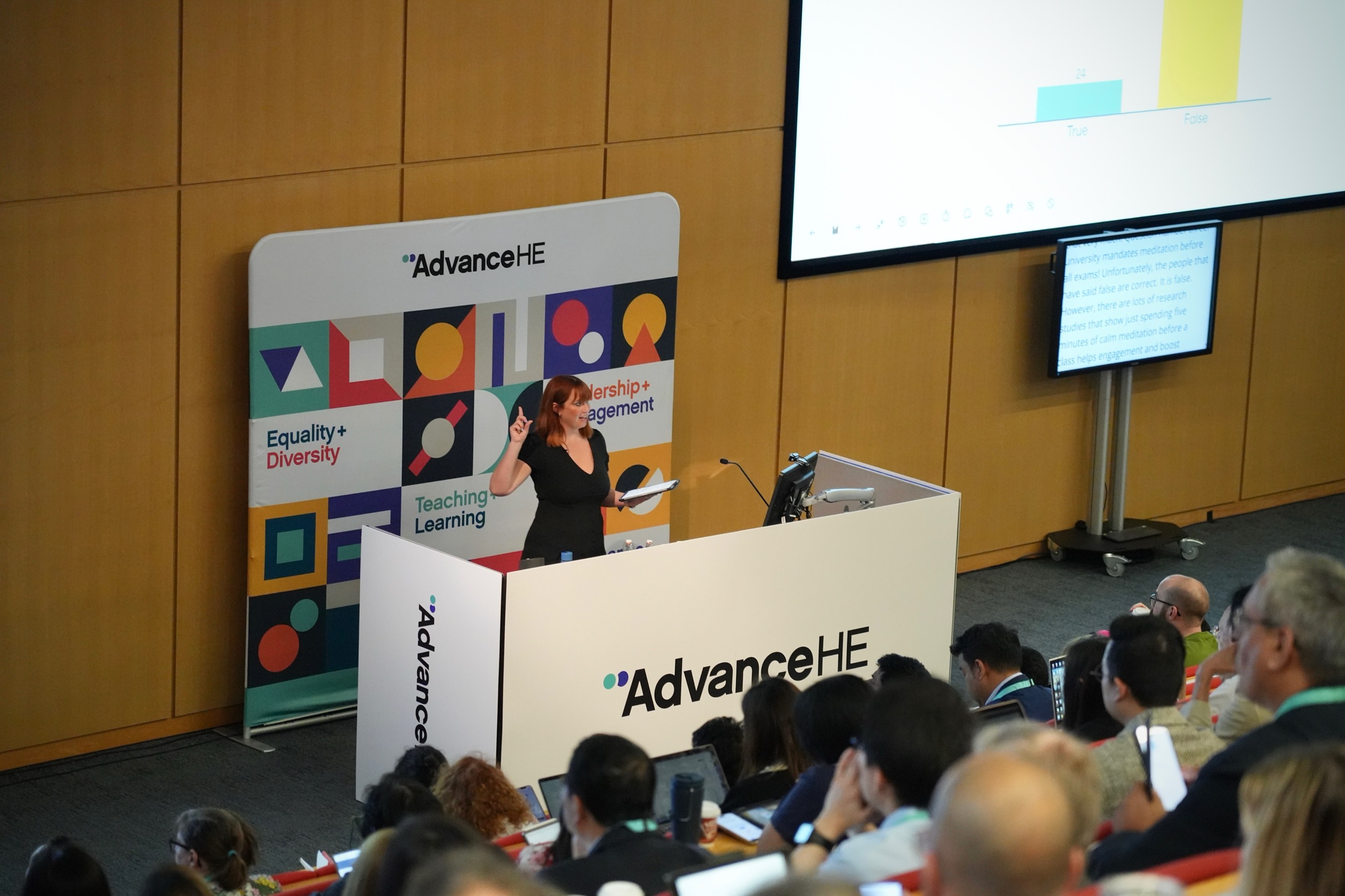 Professor Sarah Jones, keynote speaker at Advance HE's Teaching and Learning Conference 2024