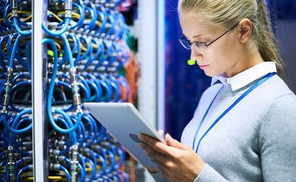 Image of woman in technical laboratory